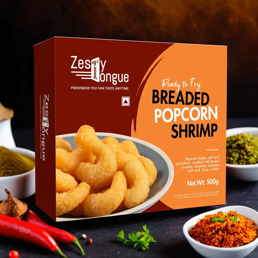 Breaded Popcorn Shrimp - 500gms