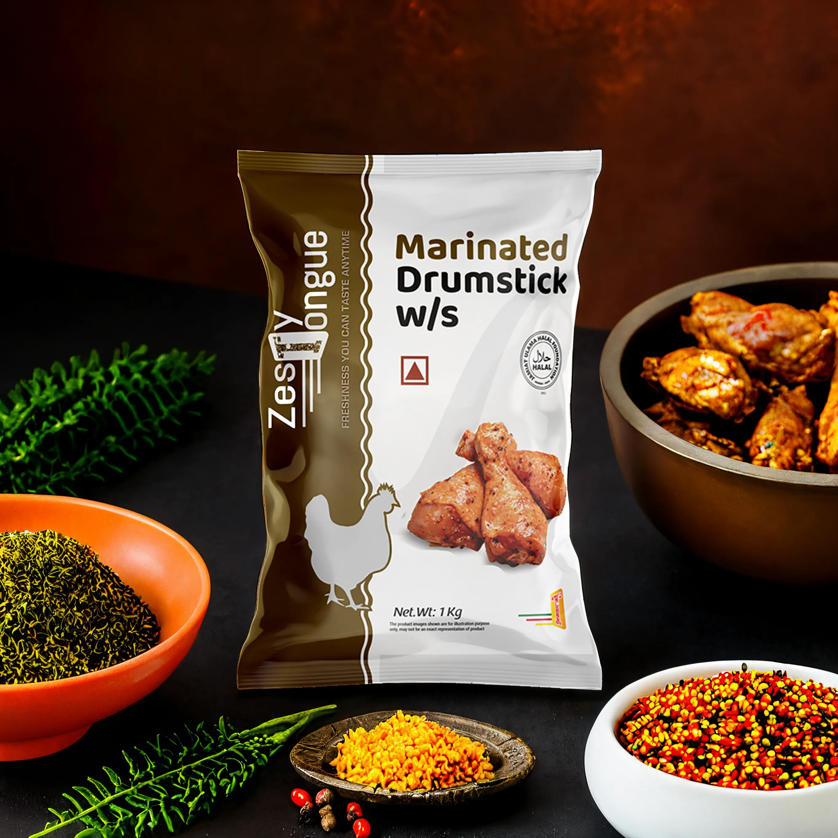 Marinated Chicken Drumsticks - 1kg