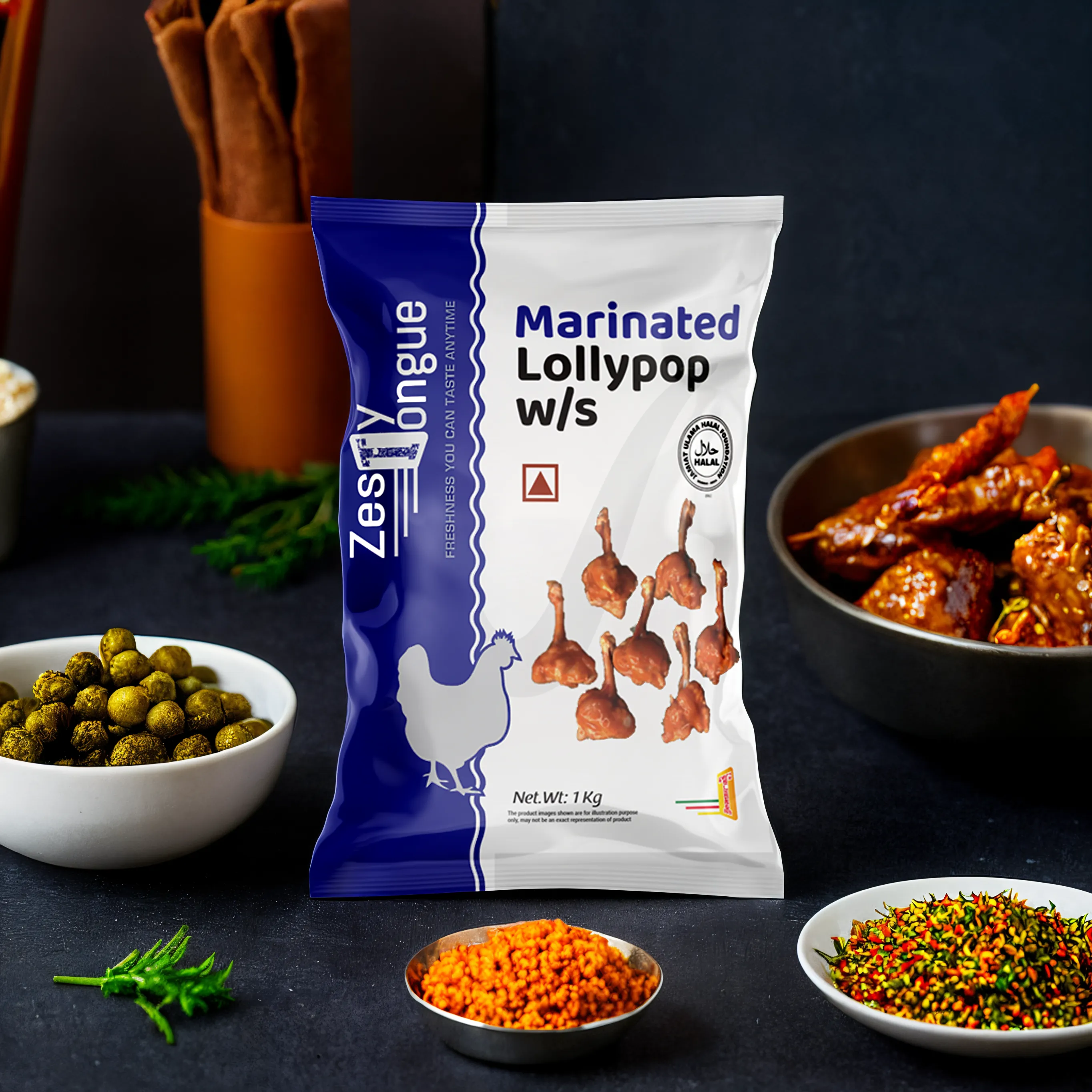 Marinated Chicken Lollipop - 1kg